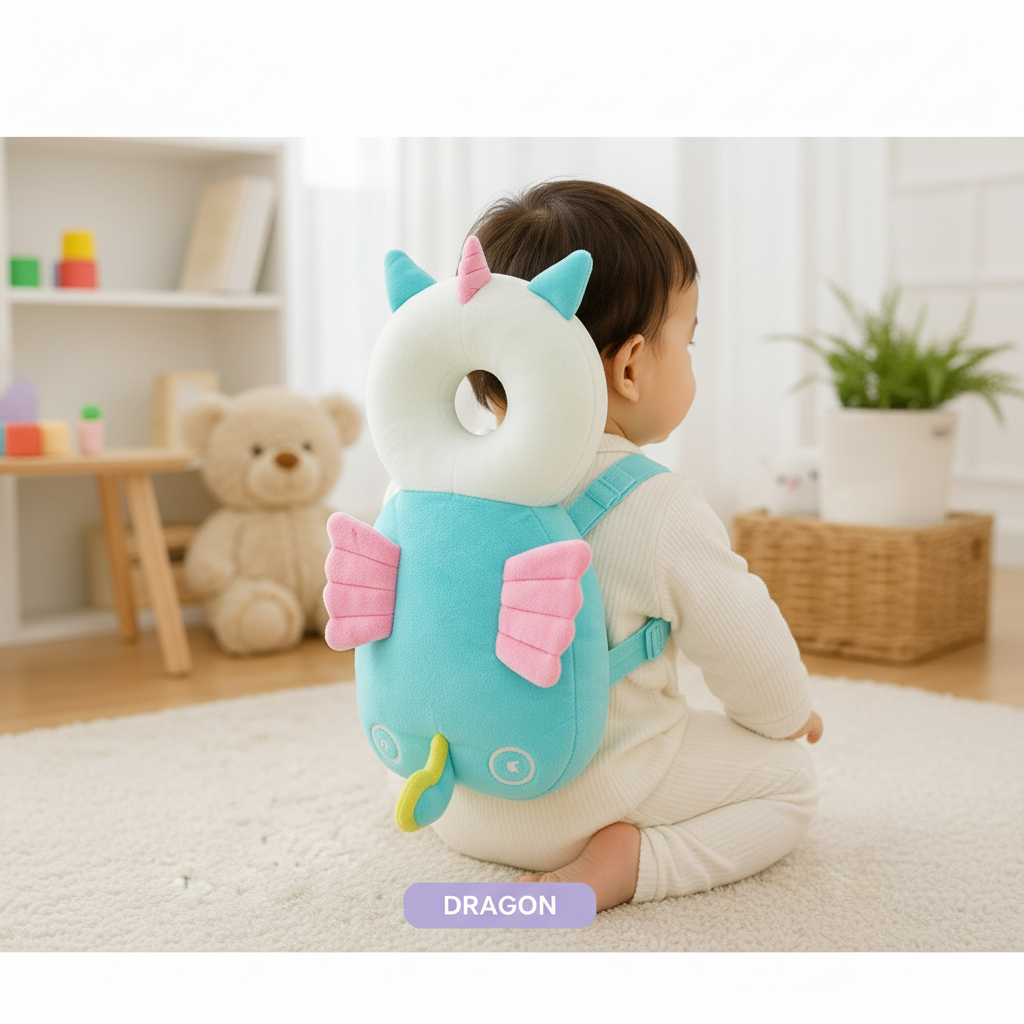 SnuggleBloom Baby Anti-Fall Head Protector Pillow