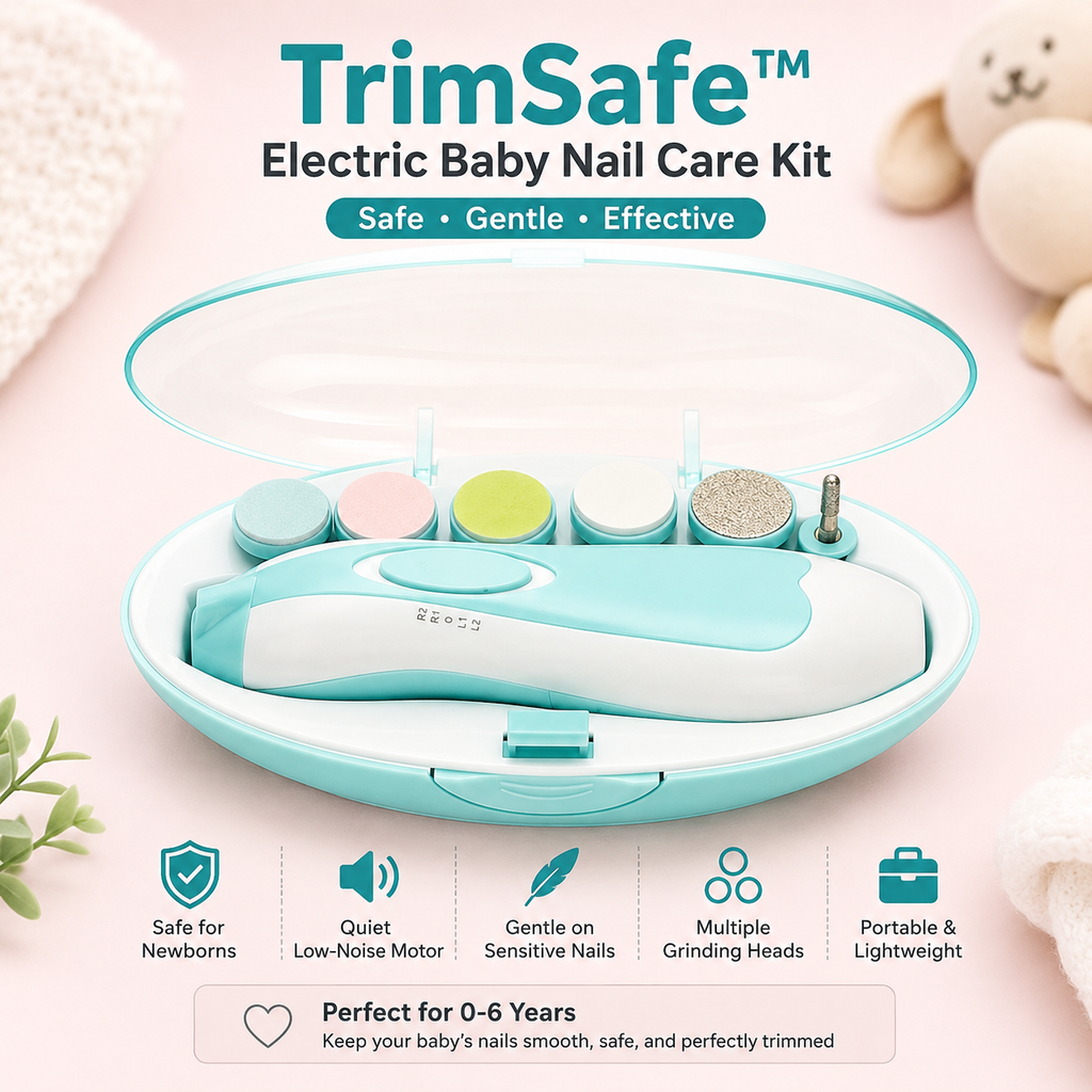 TrimSafe™ Electric Baby Nail Care Kit
