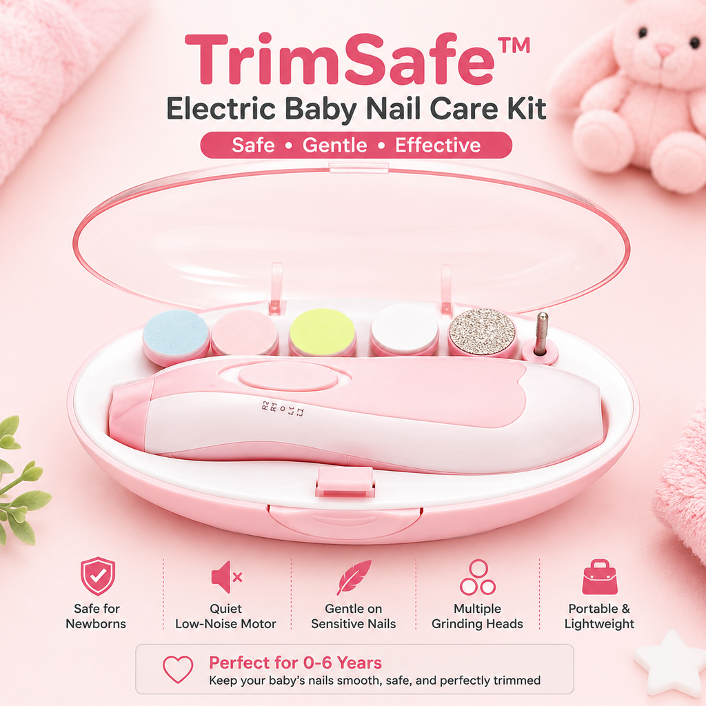 TrimSafe™ Electric Baby Nail Care Kit