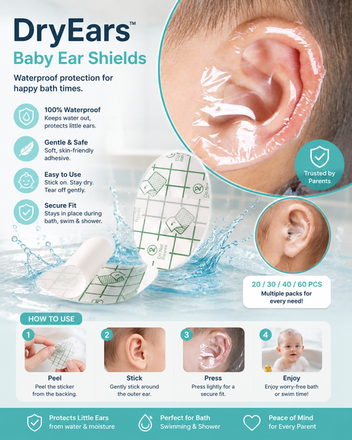 DryEars™ Waterproof Baby Ear Shields