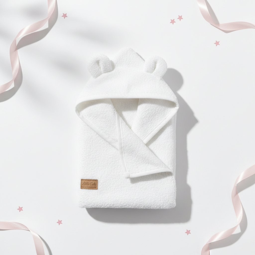 SnuggleDry™ Premium Baby Hooded Bath Towel